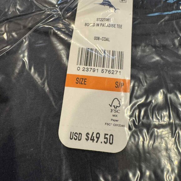 Tommy Bahama Cotton Board in Paradise Graphic T-Shirt Crew Tee Men's - Picture 11 of 11